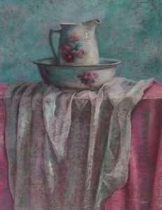 THE ANTIQUE JUG AND BASIN - Pastel